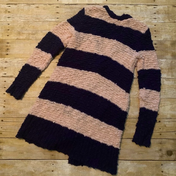 Free People Loose Knit Snap Front Sweater - Picture 6 of 7